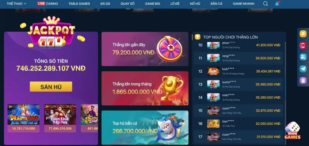Hình ảnh máy slot nổ hũ tại 88cl, với các biểu tượng may mắn và ánh sáng rực rỡ